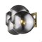 Homeroots 10.75 x 29.25 x 8.25 in. Lunette 4-Light Aged Brass Sconce 398790 - alternate 1